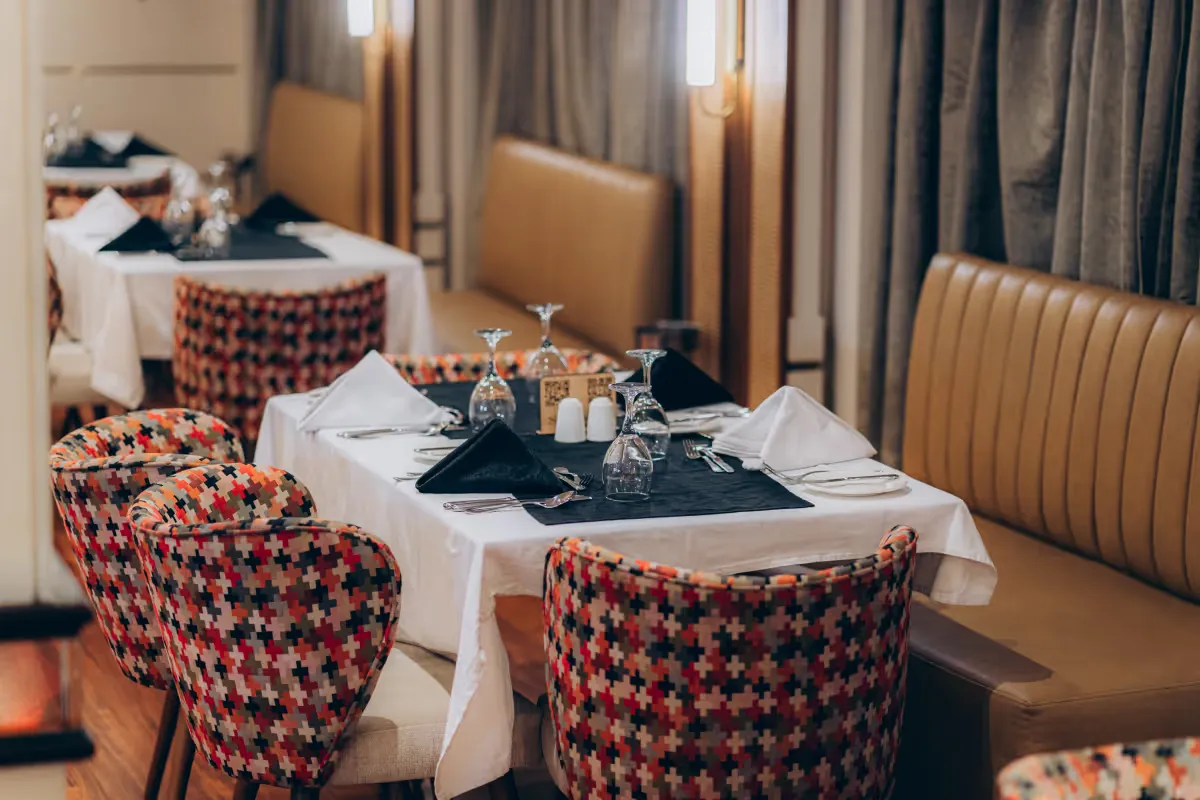 Restaurant aboard the Lady Carol Nile Cruise Nile cruise